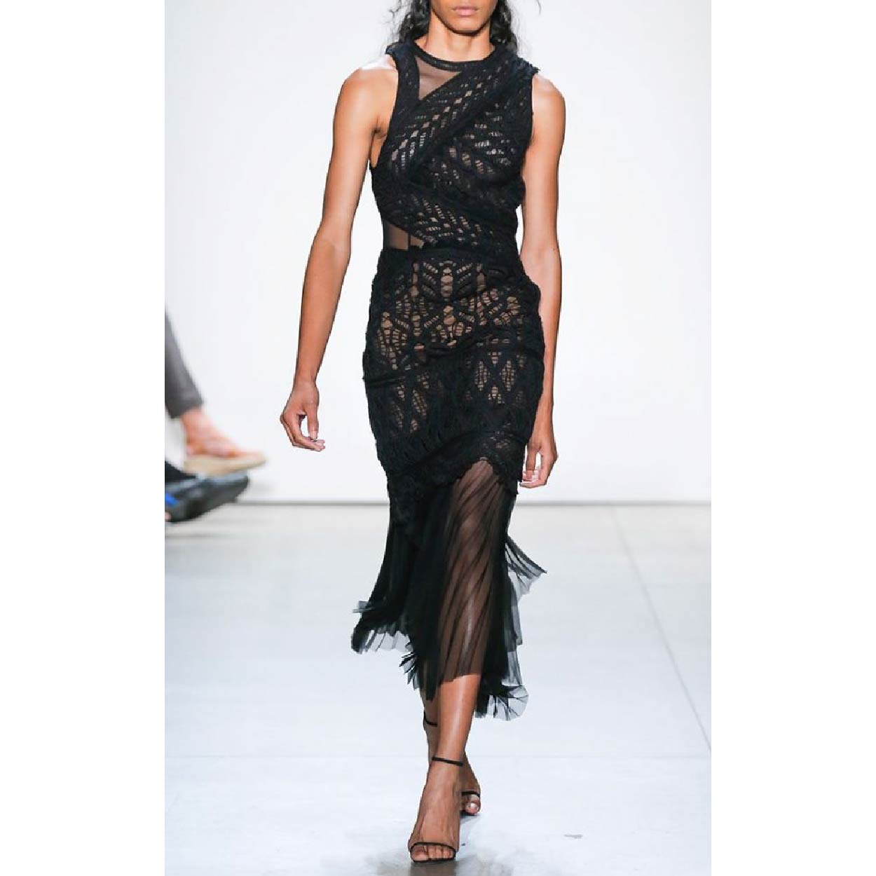 Jonathan Simkhai – Macrame Knit Asymmetric Dress – Fashion Fights