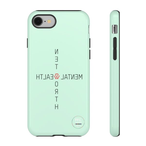 FFC Therapy (Selfie) Mental Health Phone Case (Tough Case) Mint Green - Image 29