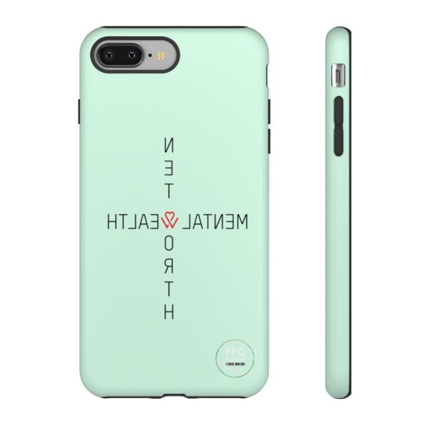 FFC Therapy (Selfie) Mental Health Phone Case (Tough Case) Mint Green - Image 32