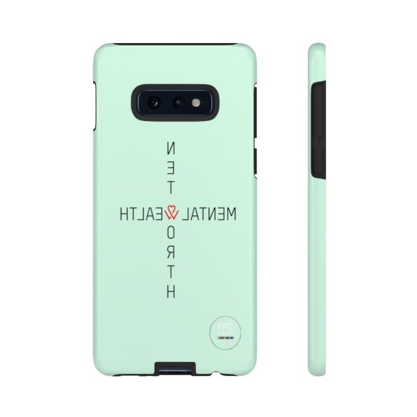 FFC Therapy (Selfie) Mental Health Phone Case (Tough Case) Mint Green - Image 6