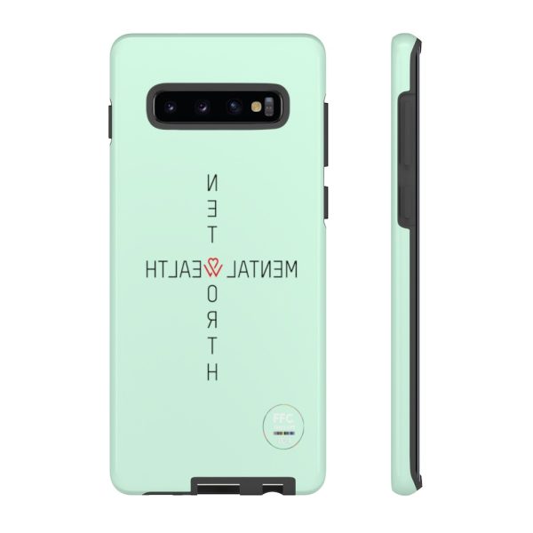 FFC Therapy (Selfie) Mental Health Phone Case (Tough Case) Mint Green - Image 4