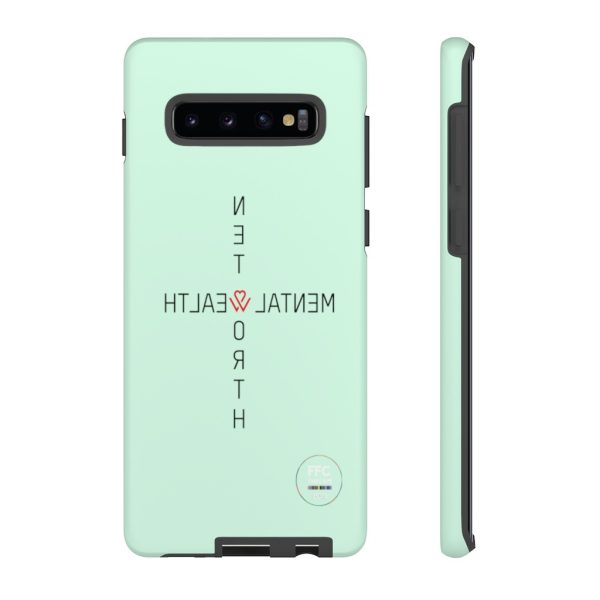 FFC Therapy (Selfie) Mental Health Phone Case (Tough Case) Mint Green - Image 5