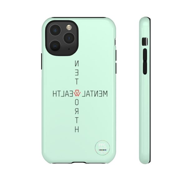 FFC Therapy (Selfie) Mental Health Phone Case (Tough Case) Mint Green - Image 17