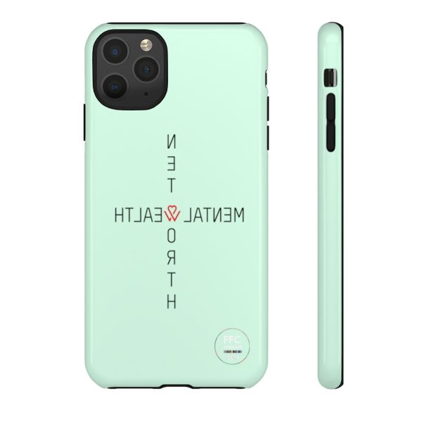 FFC Therapy (Selfie) Mental Health Phone Case (Tough Case) Mint Green - Image 19