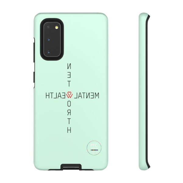 FFC Therapy (Selfie) Mental Health Phone Case (Tough Case) Mint Green - Image 34