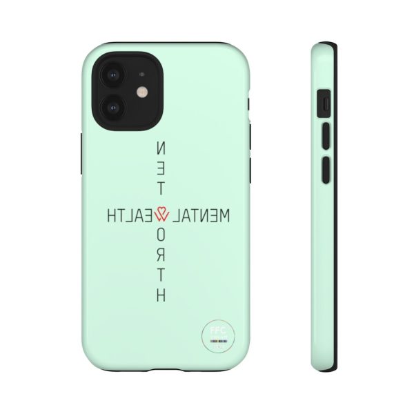 FFC Therapy (Selfie) Mental Health Phone Case (Tough Case) Mint Green - Image 10