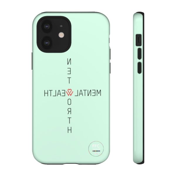 FFC Therapy (Selfie) Mental Health Phone Case (Tough Case) Mint Green - Image 8
