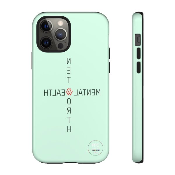 FFC Therapy (Selfie) Mental Health Phone Case (Tough Case) Mint Green