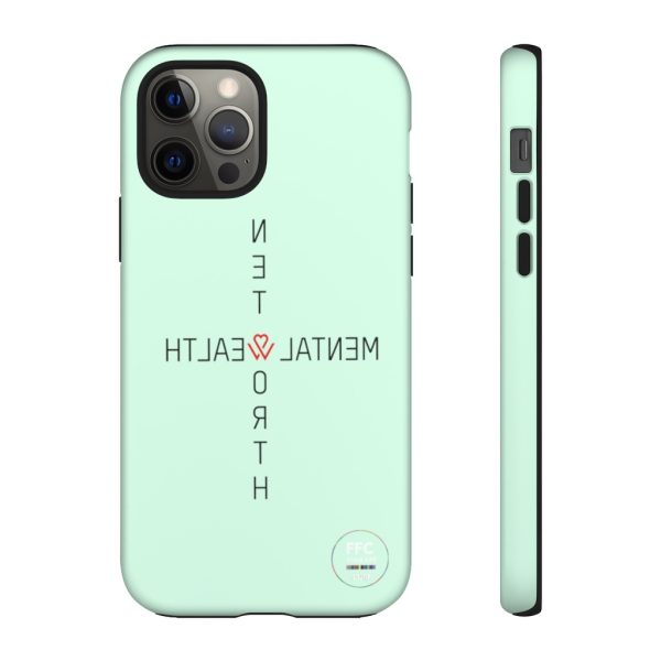 FFC Therapy (Selfie) Mental Health Phone Case (Tough Case) Mint Green - Image 12