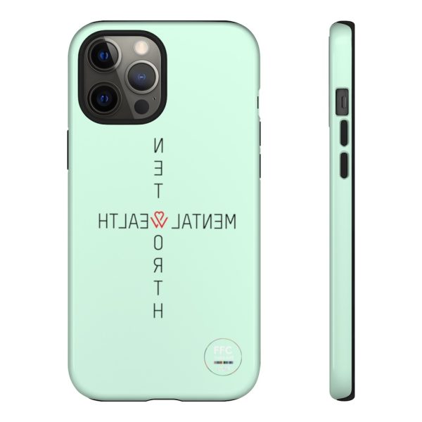 FFC Therapy (Selfie) Mental Health Phone Case (Tough Case) Mint Green - Image 13