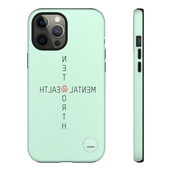 FFC Therapy (Selfie) Mental Health Phone Case (Tough Case) Mint Green - Image 14